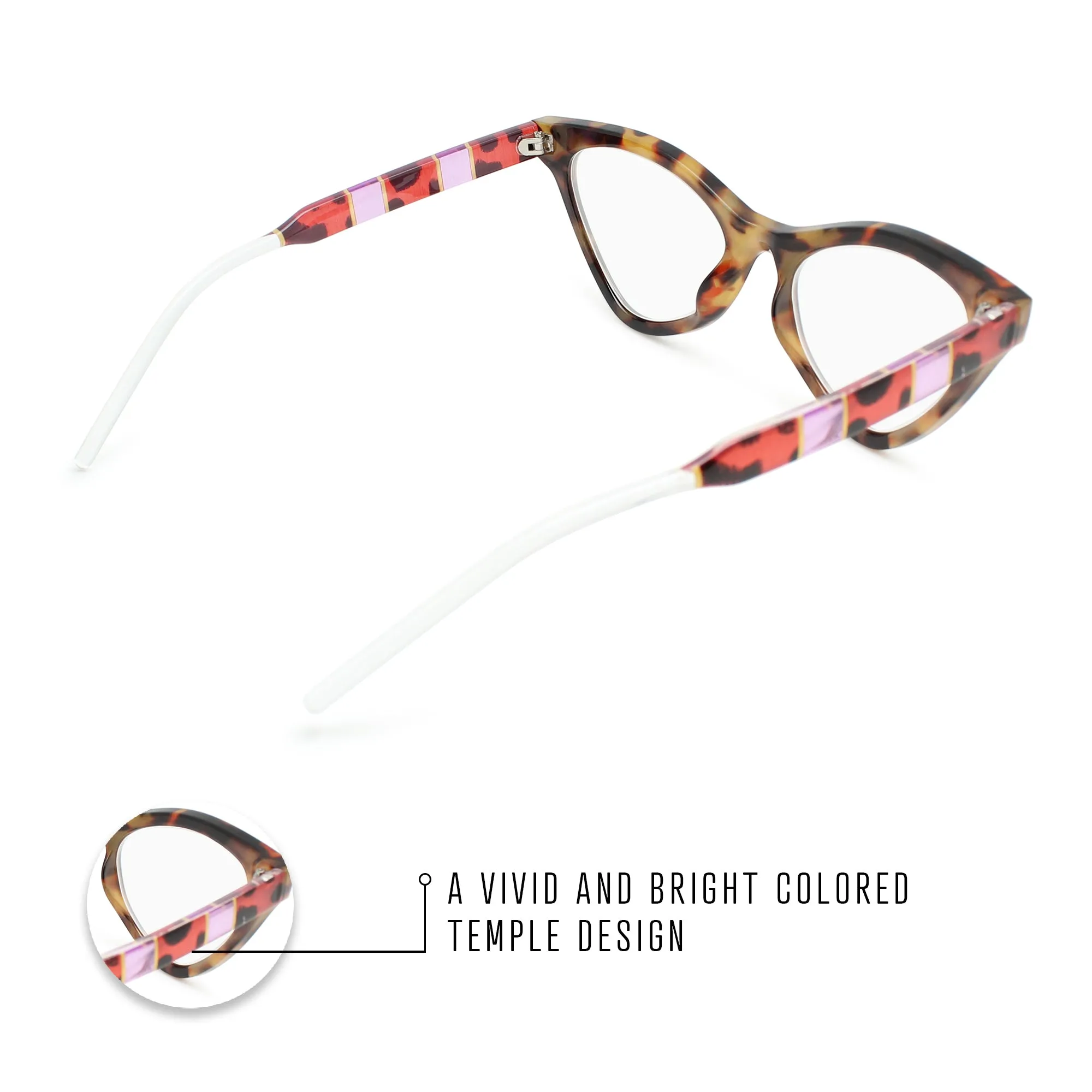Chic Funky Cat Eye Reading Glasses for Women | R-862