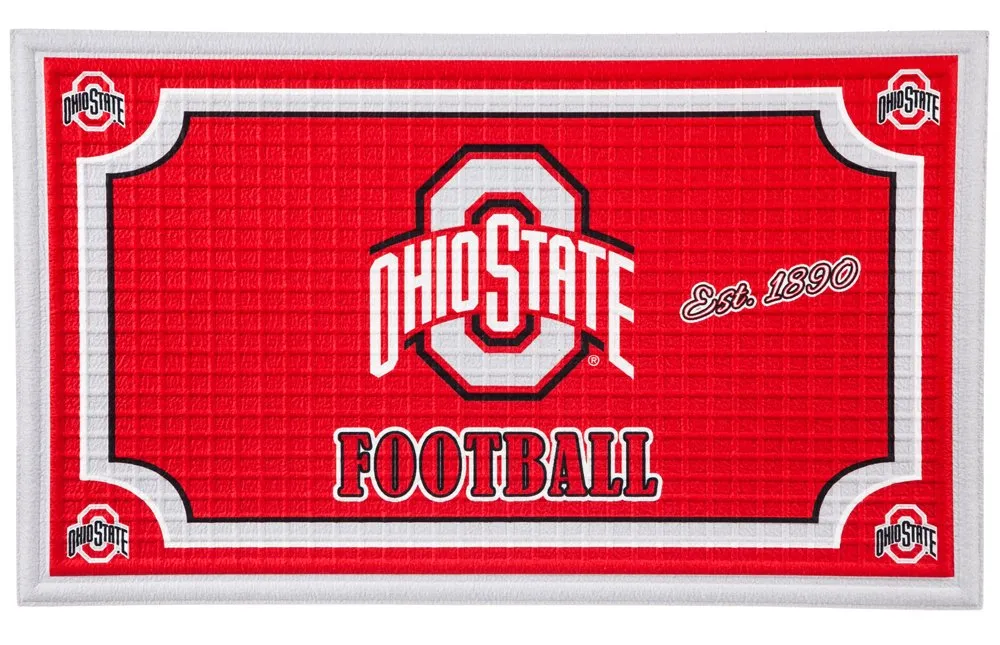 Embossed Door Mat-Ohio State,41em973