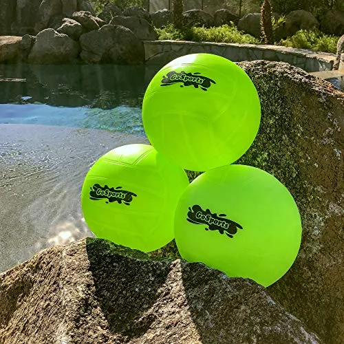 GoSports Water Volleyball 3 Pack | Great for Swimming Pools or Lawn Volleyball Games