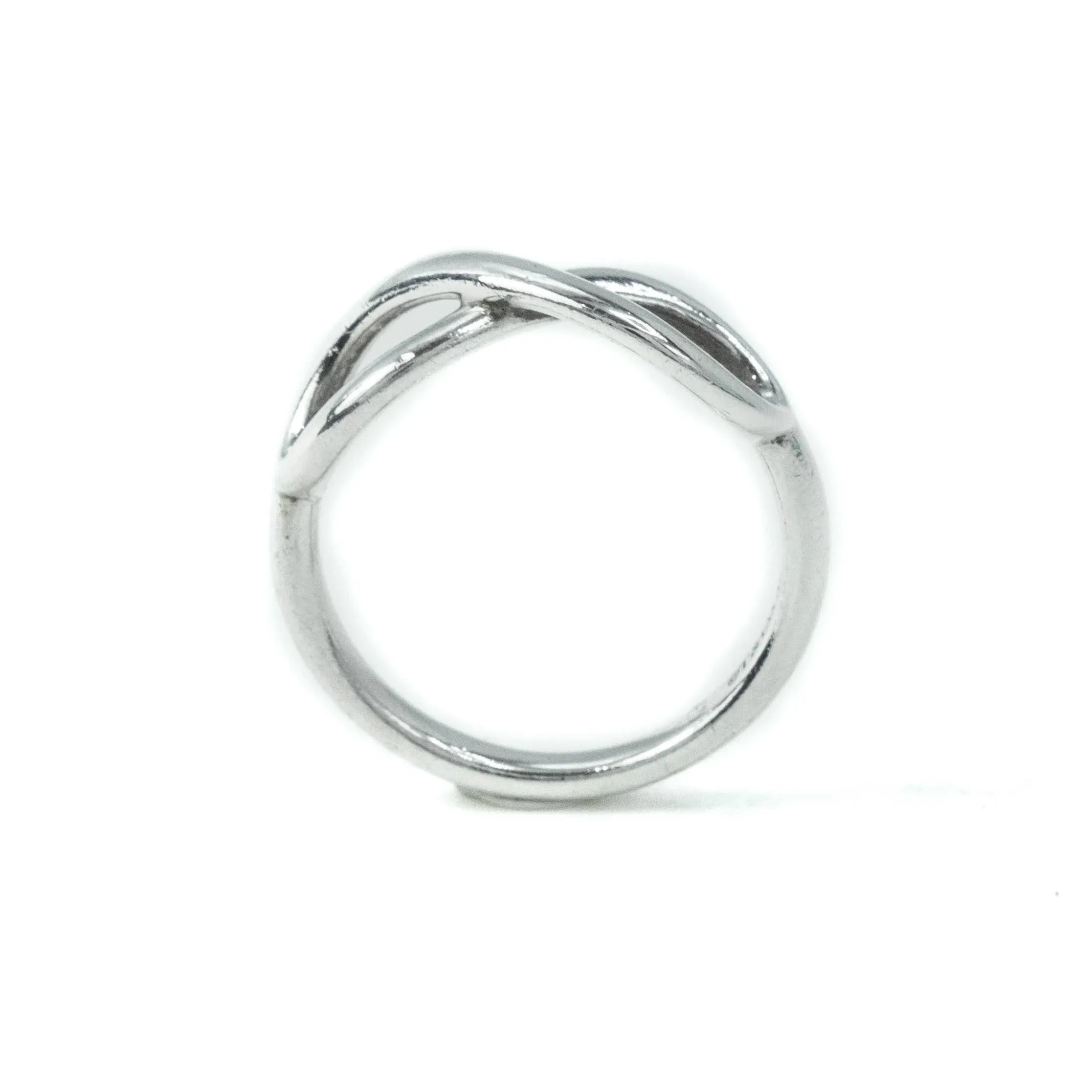 Tiffany & Co Infinity Sterling Silver Ring Size : K